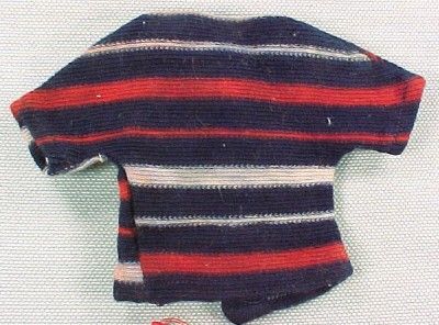 Tammys Family BLUE STRIPE SHIRT RED PANTS Doll Clothing