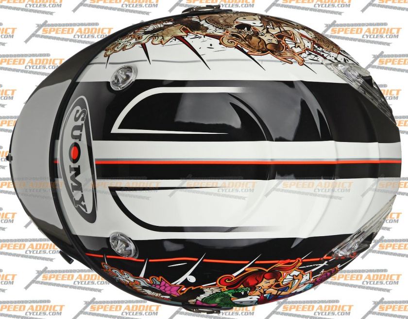 Suomy Vandal Mirror Full Face Motorcycle Helmet Large  