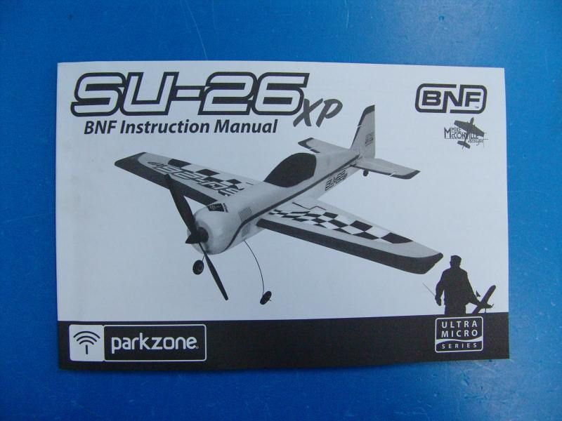 Parkzone Sukhoi SU 26xp BNF Ultra Micro RC R/C Electric Airplane 
