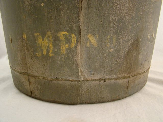 Vintage CONFEDERATE Civil War CAMP Old CSA Water PAIL Horse ARTILLERY 