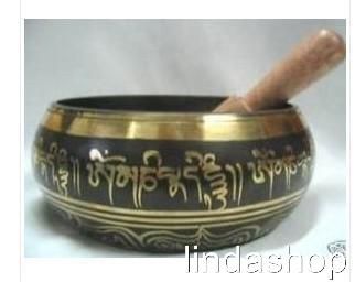 NEW Strange OLD YOGA RARE TIBETAN SINGING BOWL  