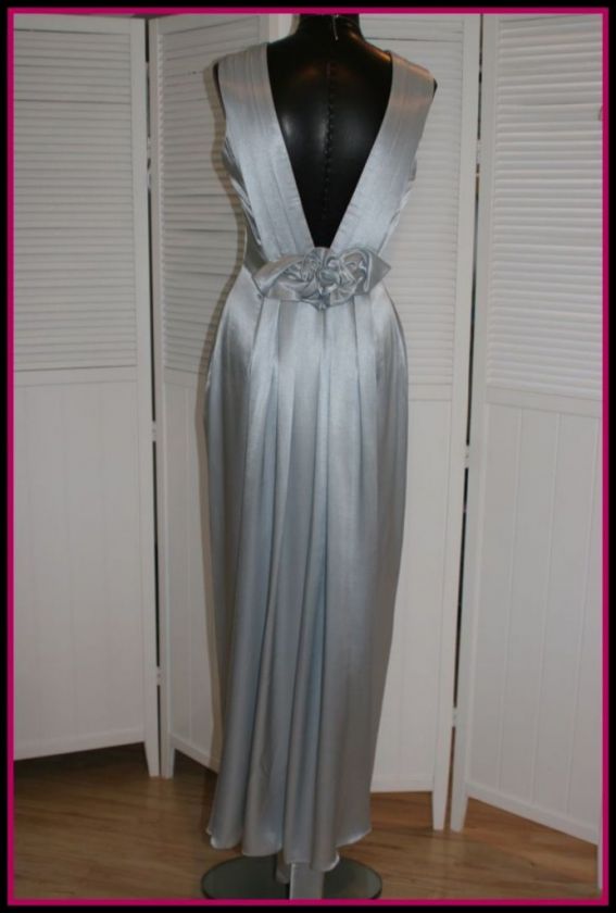 JESSICA MCCLINTOCK ~ Long Formal Ice Blue DRESS ~ Sz 12  