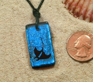 Stingray Manta Ray Hawaiian Scuba Diving Pendant  