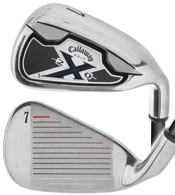 CALLAWAY X 20 IRONS 5 PW (6 PC) GRAPHITE LIGHT/SENIOR 2* FLAT  