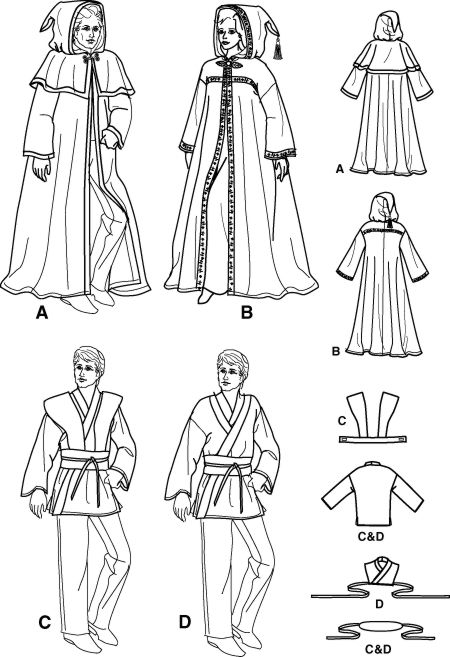 Star Wars Jedi Ninja Lord of the Rings Robe Gandolf Cape Simplicity 