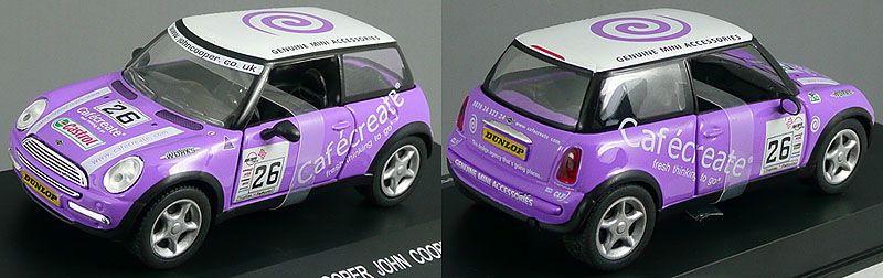 BMW Mini Cooper #26 JOHN COOPER WORKS diecast car 143  