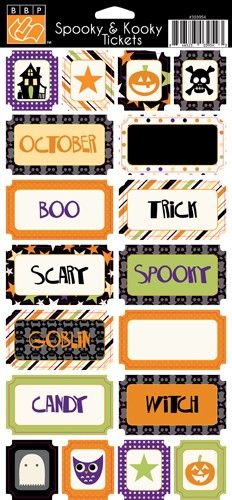 Bazzill Basics Spooky and Kooky Collection Halloween Cardstock 