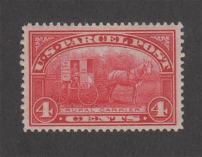 US Q4 MNH Very Fine Rural Carrier Parcel Post  