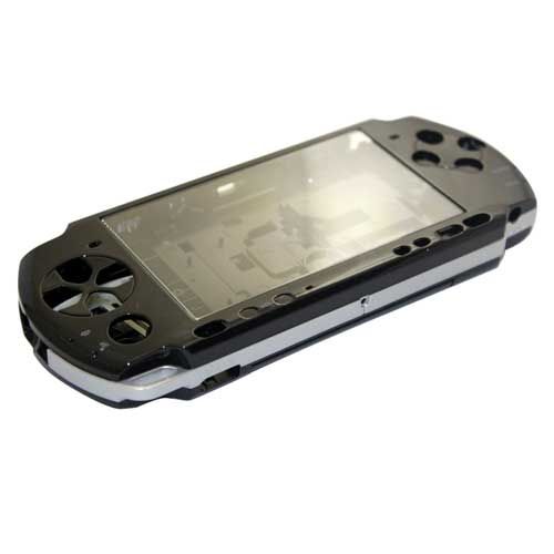 PSP 3000 Full Case Housing Faceplate Shell Piano Black  