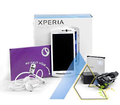 Sony Ericsson Xperia NEO V MT11i Phone White+8GB+5Gifts+1 Year 