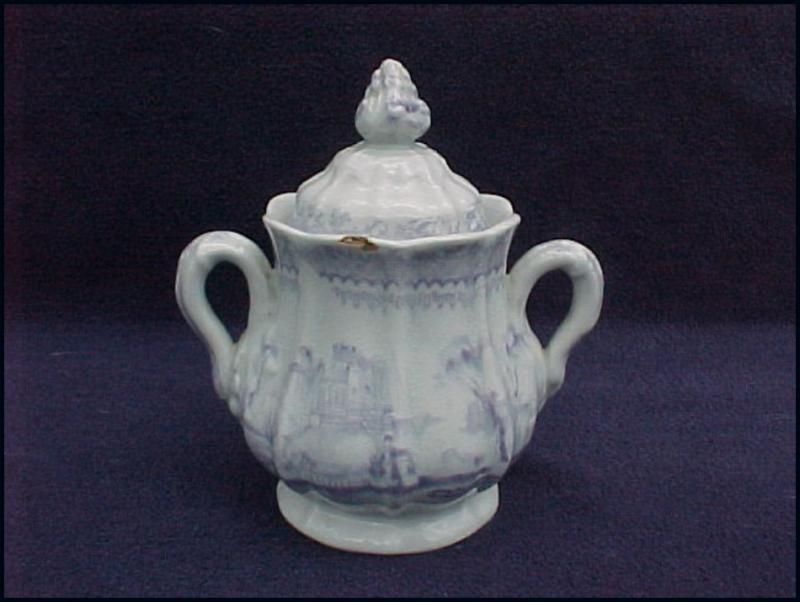 1871 Transferware Child Teaset Creamer Sugar Furnival  