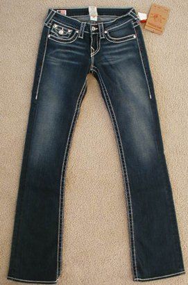 NWT True Religion Disco Becky big T jeans Dakota sky DK  