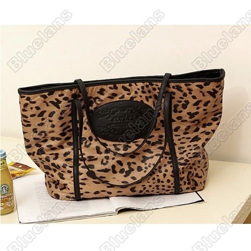 Large Capacity Ladies All match Single Shoulder Bag Sexy Leopard 