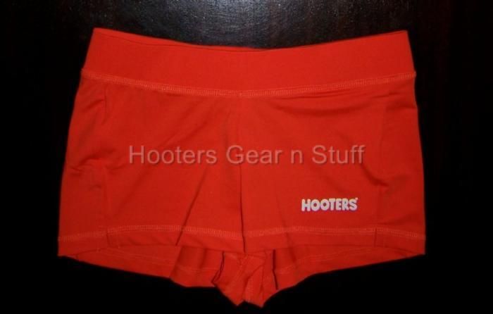 BRAND NEW HOOTERS GIRL NEW STYLE ORANGE HOOTERS SHORTS  