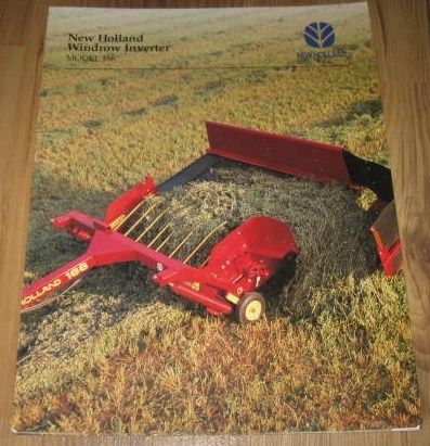 New Holland 166 Windrow Inverter Showroom Brochure  