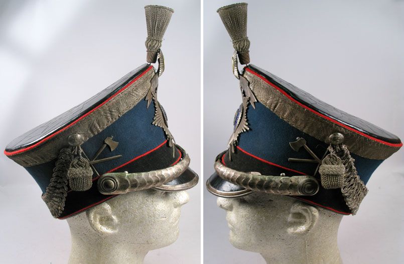 WW1 RUSSIAN CZAR IMPERIAL GENERAL PARADE SHAKO CAP HAT  