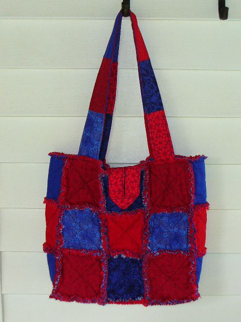 Patch Rag Quilt Purse Tote Tutorial INSTRUCTIONS RQQ™  