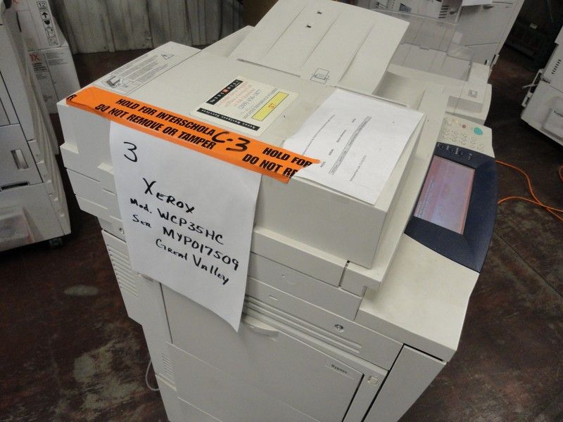 Xerox Workcentre Pro 35HC Copy Machine W/ side feeder  