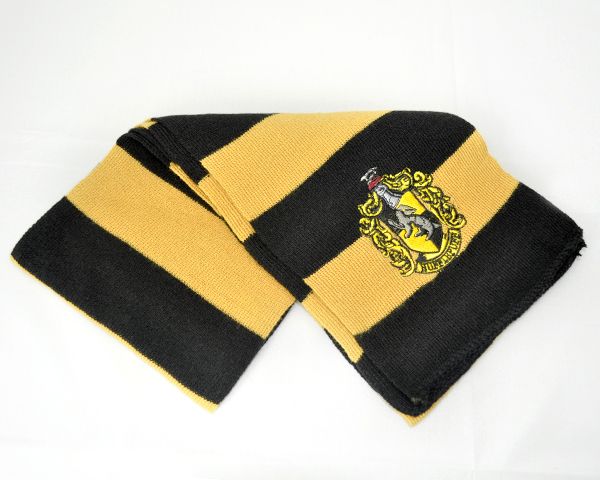  Harry Potter hufflepuff Costume Set Neck Tie + Scarf T 