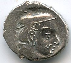 Silver drachm, Indo Scythian Western Satraps, 100 400AD #1  