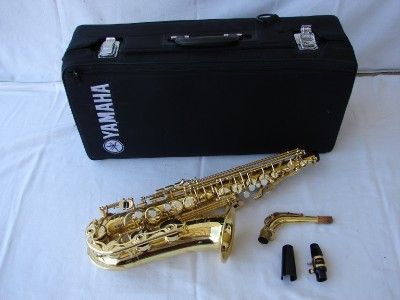 YAMAHA YAS 52 ALTO SAXOPHONE   EX. CONDITION WITH CASE & MPC.   FREE 