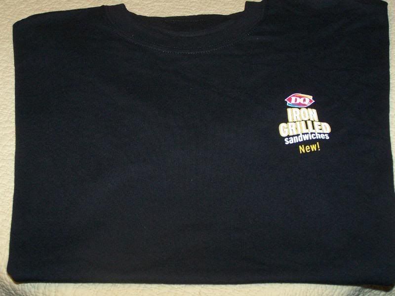 Dairy Queen IRON GRILLED Sandwiches 2008 DQ Shirt L New  