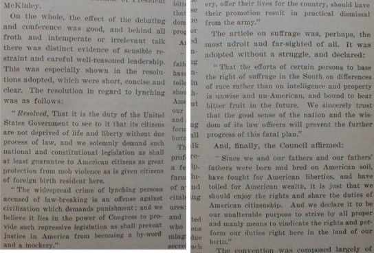 WEB Du Bois Black Organizations 1899 Delegal Race Riots  