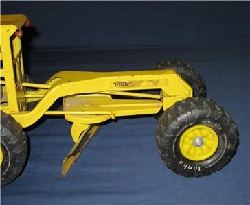   Machine ROAD GRADER w/ METAL BLADE Scraper Truck Dozer Toys  