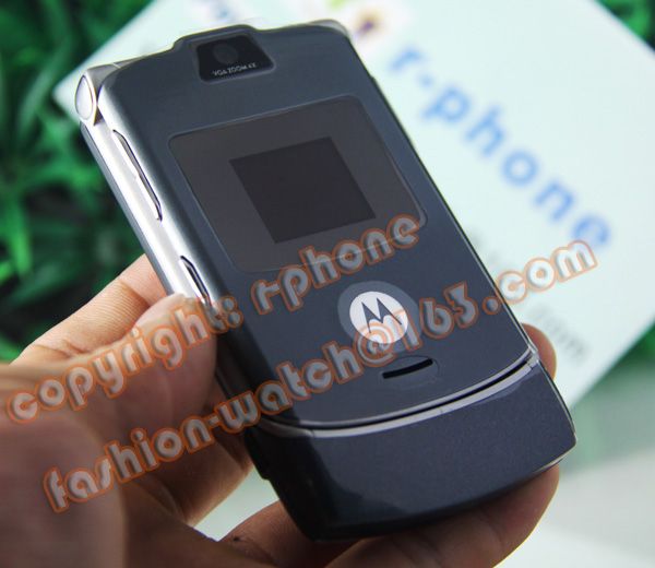 Motorola RAZR V3 Mobile Cell Phone Cellular Unlocked, GSM Quadband 