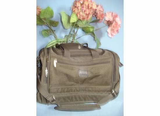   OLIVE GREEN BALLISTIC NYLON GYM CARRY ON GYM DUFFLE BAG WITH STRAP