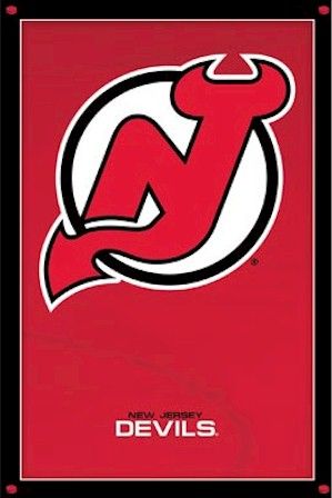 national hockey league new jersey devils logo poster