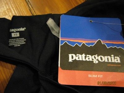 NWT Patagonia Womens Morning Glory Dress Black Extra Small XS  