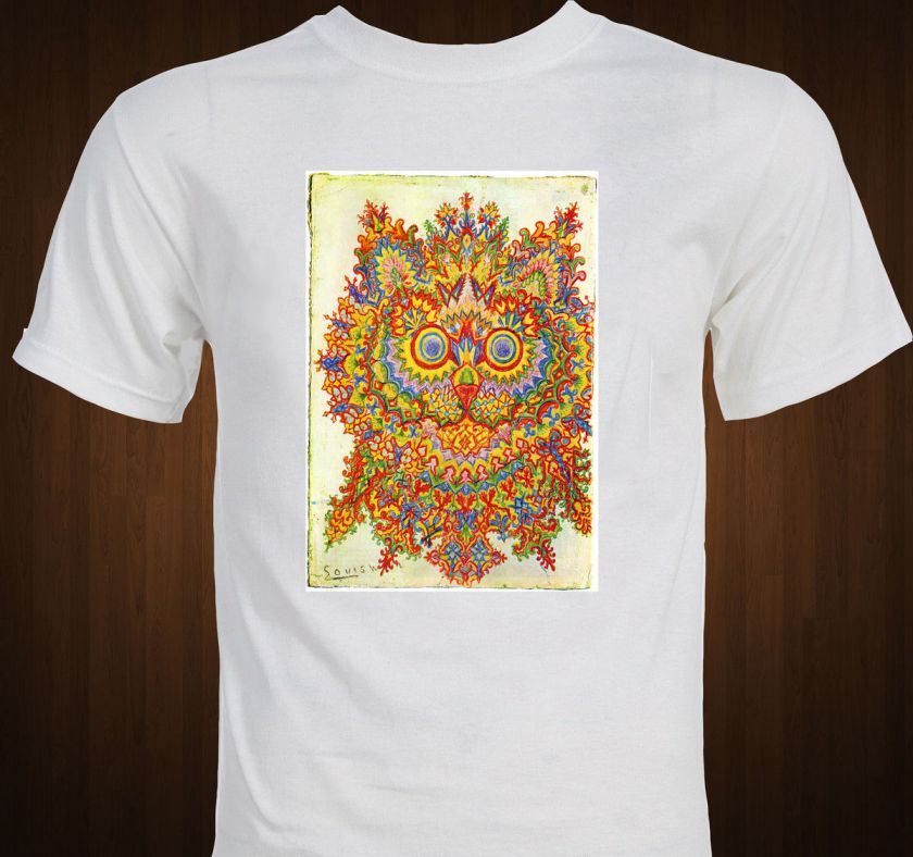 Louis Wain Cat Art Mandala T Shirt  