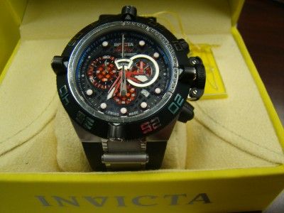 INVICTA MENS LARGE 6569 SUBAQUA NOMA IV CHRONOGRAPH BLACK RUBBER 