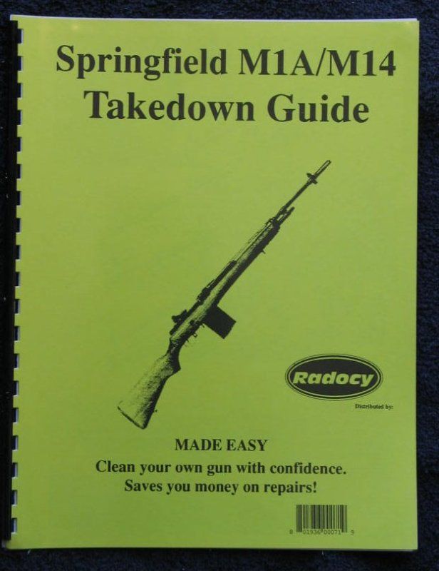 Springfield M14 M1A Rifles Takedown Guide Radocy Assy.  