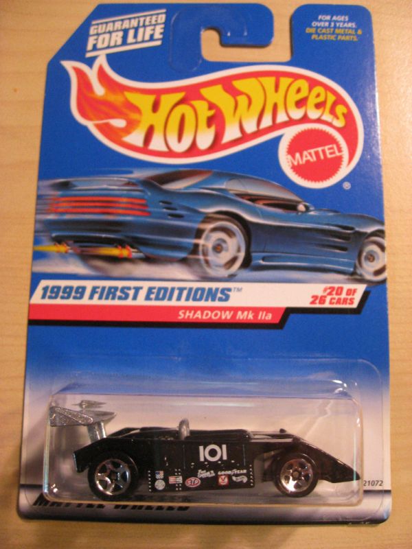 Hot Wheels 1999 First Editions #925 Shadow Mk 11a  