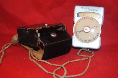 Vintage SUNSET UNITTIC, working light meter Model 31  