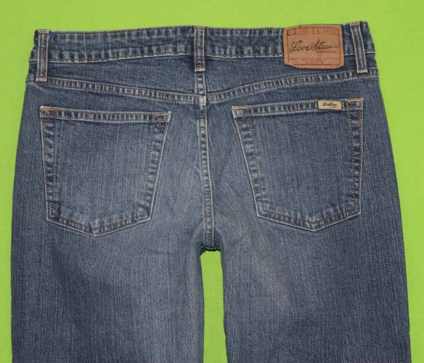 Levis Lowrise Flare sz 9 x 32 Stretch Womens Juniors Blue Jeans Denim 