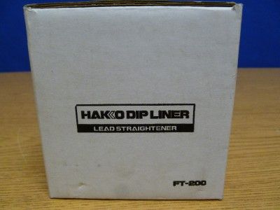 Hako FT 200 Lead Straightener Dip Liner V83  