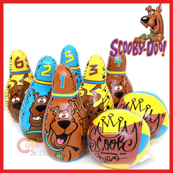 Scooby Doo Mini Soft Bowling Play Set  Kids Sports Toy  