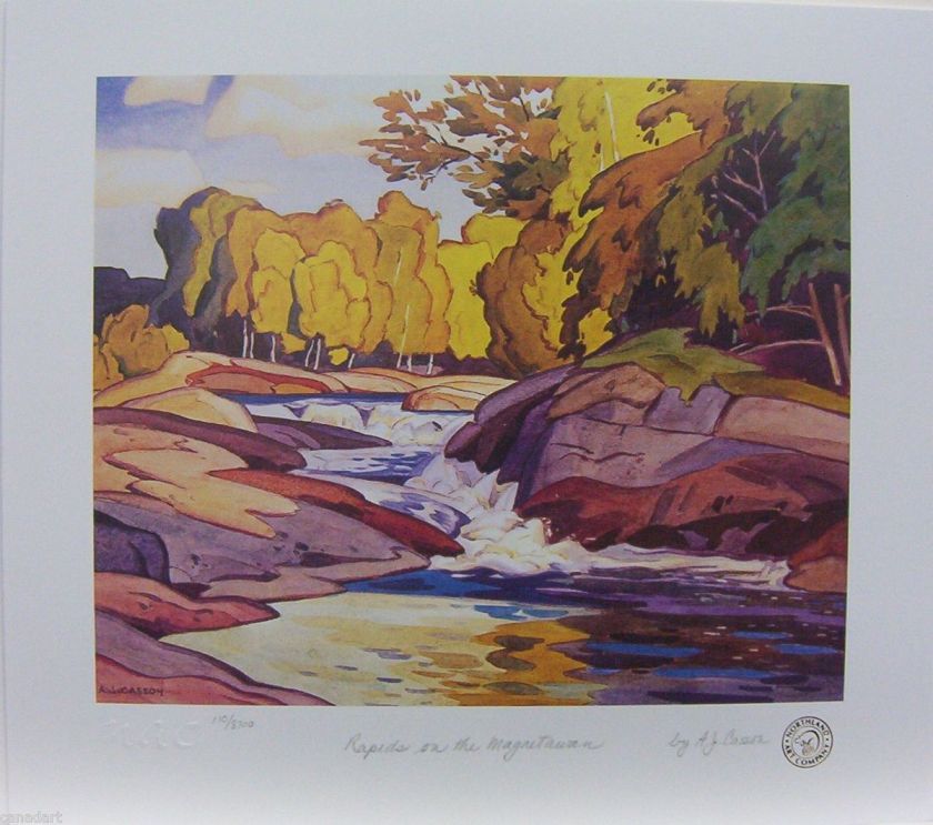   CASSON print group of seven RAPIDS ON THE MAGNETAWAN LTD art  