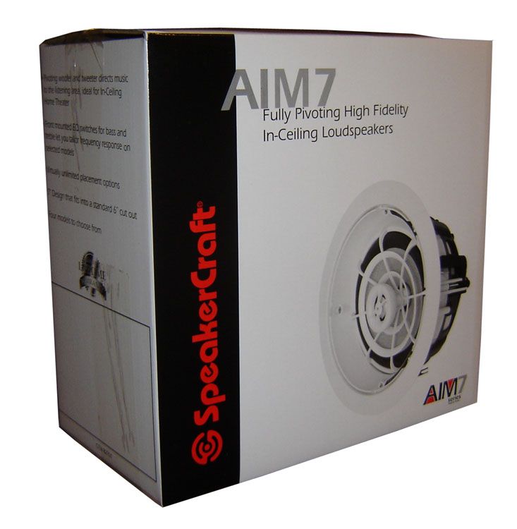 SPEAKERCRAFT AIM7 TWO ASM82721 IN CEILING SPEAKER NEW  