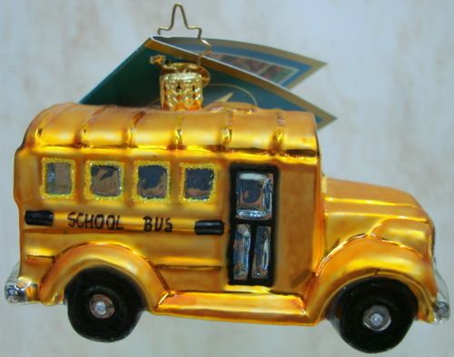 RADKO Field Trip ORNAMENT Transit SCHOOL Bus 001730  