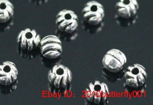 Free Ship 60pcs tibetan silver ball spacer beads 4mm  