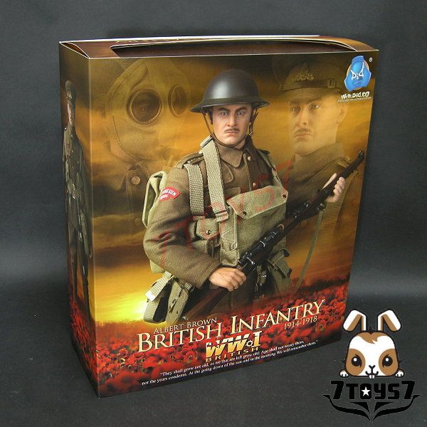 DID 1/6 B11001 Albert Brown British Infantry_ Box set _WWI UK Ship NOW 