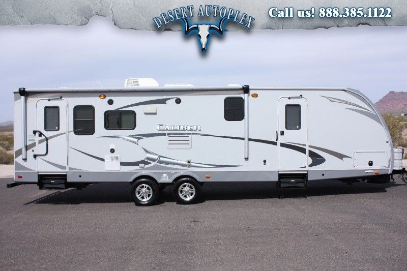 2011 HEARTLAND CALIBER 315RDS DOUBLE SLIDE TRAVEL TRAILER EXTRA CLEAN 