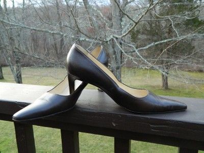 Pancaldi Classic Brown Leather Pumps, Euro size 37  