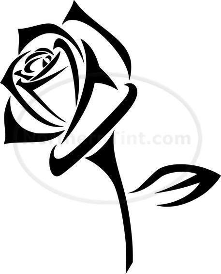 Tribal Rose Car Decal Window Sticker Wall Art #334  