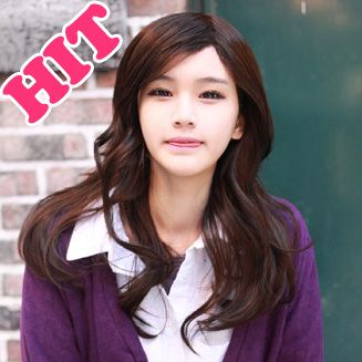 24 Long Full Hair Wig Natural look Shaggy Soft Wave  