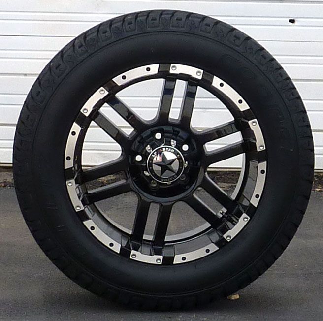 20 inch Black Wheels and Tires Dodge Truck, Ram 1500  